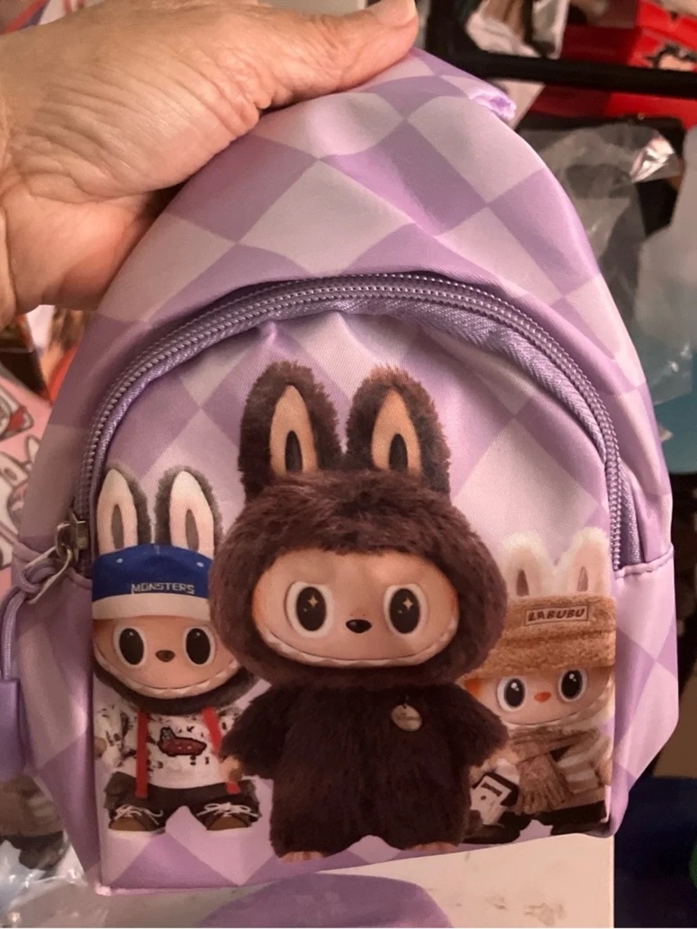Kids Purple Bunny Character Backpack - Cute Plush Design